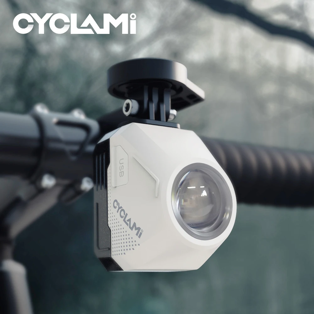 Aluminum Alloy Suspension GoPro Bicycle Headlight Wireless Remote Front Lamp CBL MTB Road CYCLAMI CYC 1600 Lumens With Mount