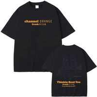Streetwear Rapper Frank Channel Orange Graphic Print Tshirt Ocean T-shirts Blond Hip Hop Vintage Men's Blond Tees Top Bored Ape