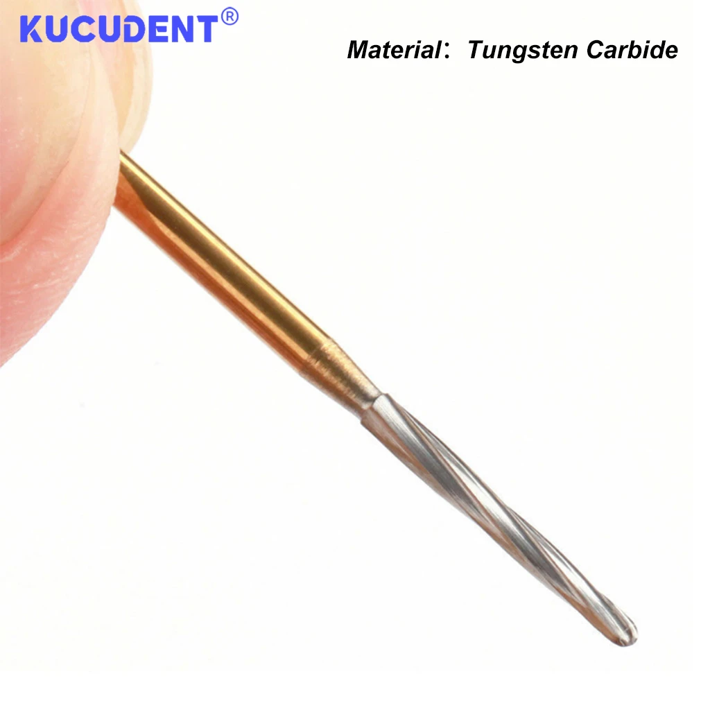 5Pcs/Box FG Dental Tungsten Carbide Burs Zekrya Endo-Z Surgical Endodontic Tungsten Bone Cutters Drill  For High Speed Handpiece