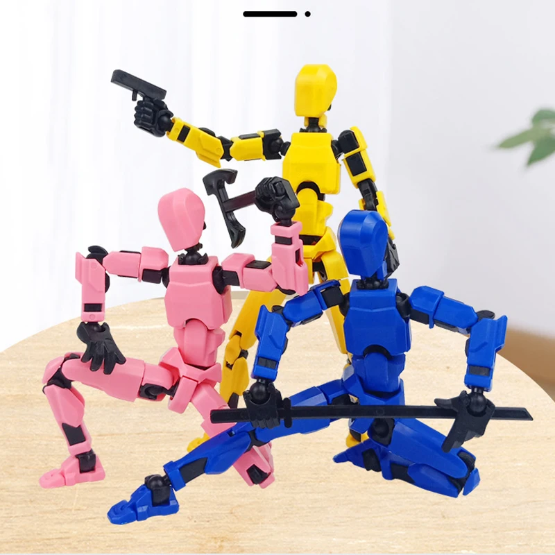 T13 عمل الشكل تيتان 13 عمل الشكل الدمية محظوظ 13 عمل الشكل ثلاثية الأبعاد مطبوعة متعددة المفاصل المنقولة نوفا 13 عمل الشكل لعبة #2