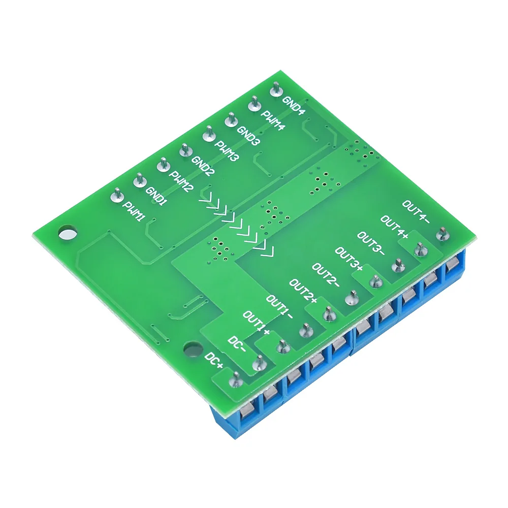 4-drożny moduł izolacyjny transoptora Mos Pwm 3-20V 10A Fotoelektryczny izolator Houder Rail Plc Drive Motor Board