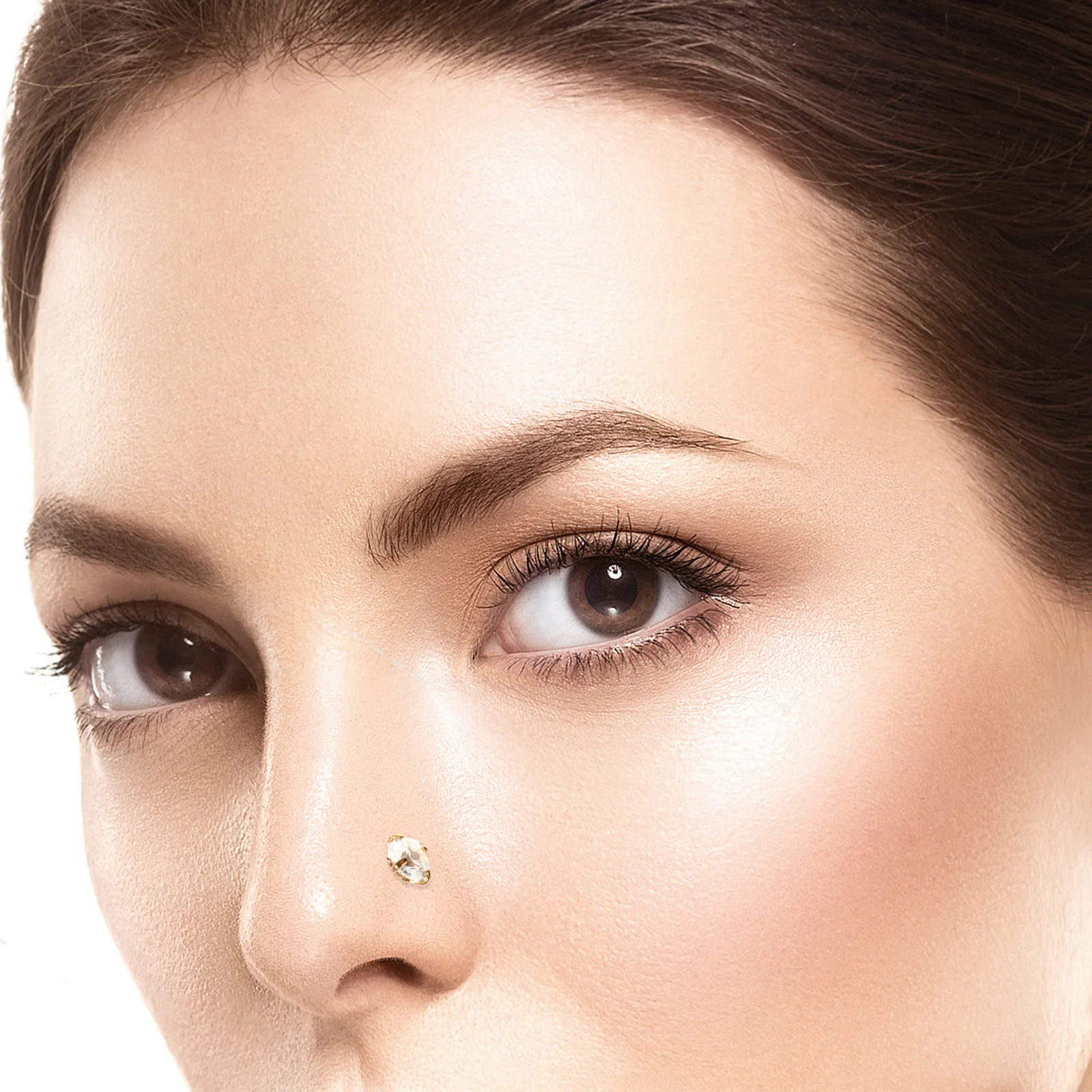 

24Pcs Nose Piercings Zircon Studs Safe and Durable Jewelry for Women Nose Ring,nose Piercings,nose Studs,nose Rings for Women