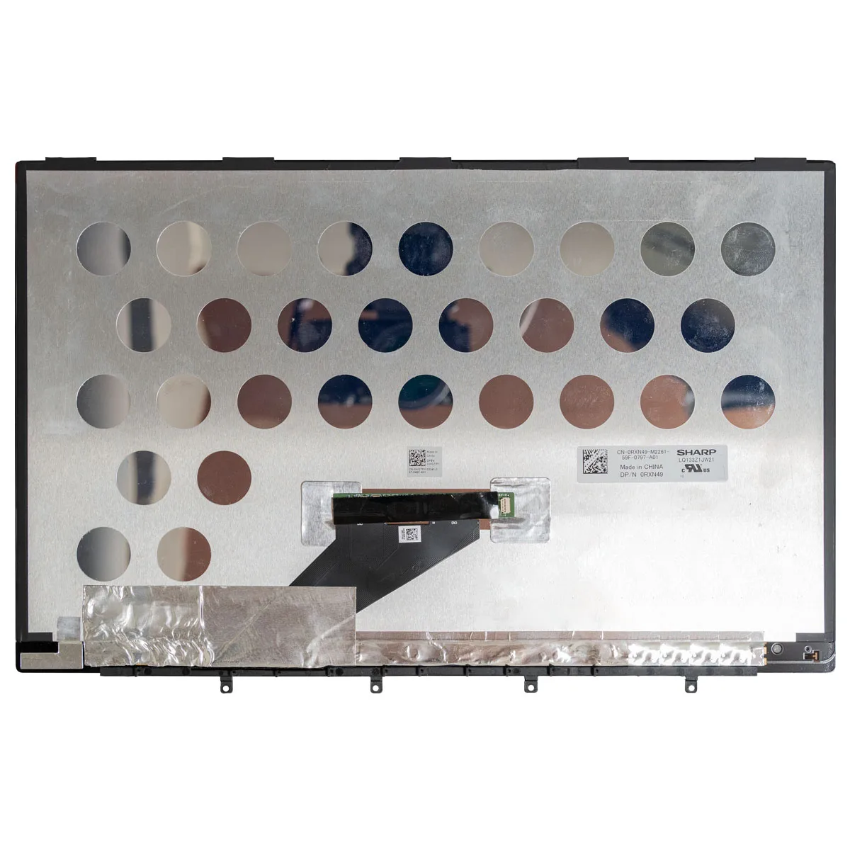 Lcd Display Touch Screen Assembly Replacement For Dell XPS 13 9350 9360 13.3'' QHD LQ133Z1JW21 40 pins 0RXN49