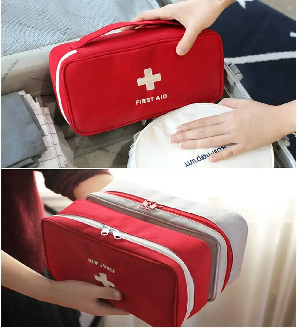 Imagem -05 - Portátil First Aid Emergency Medicine Bolsa Organizador de Sobrevivência ao ar Livre Kits de Emergência Armazenamento de Viagem Pacote