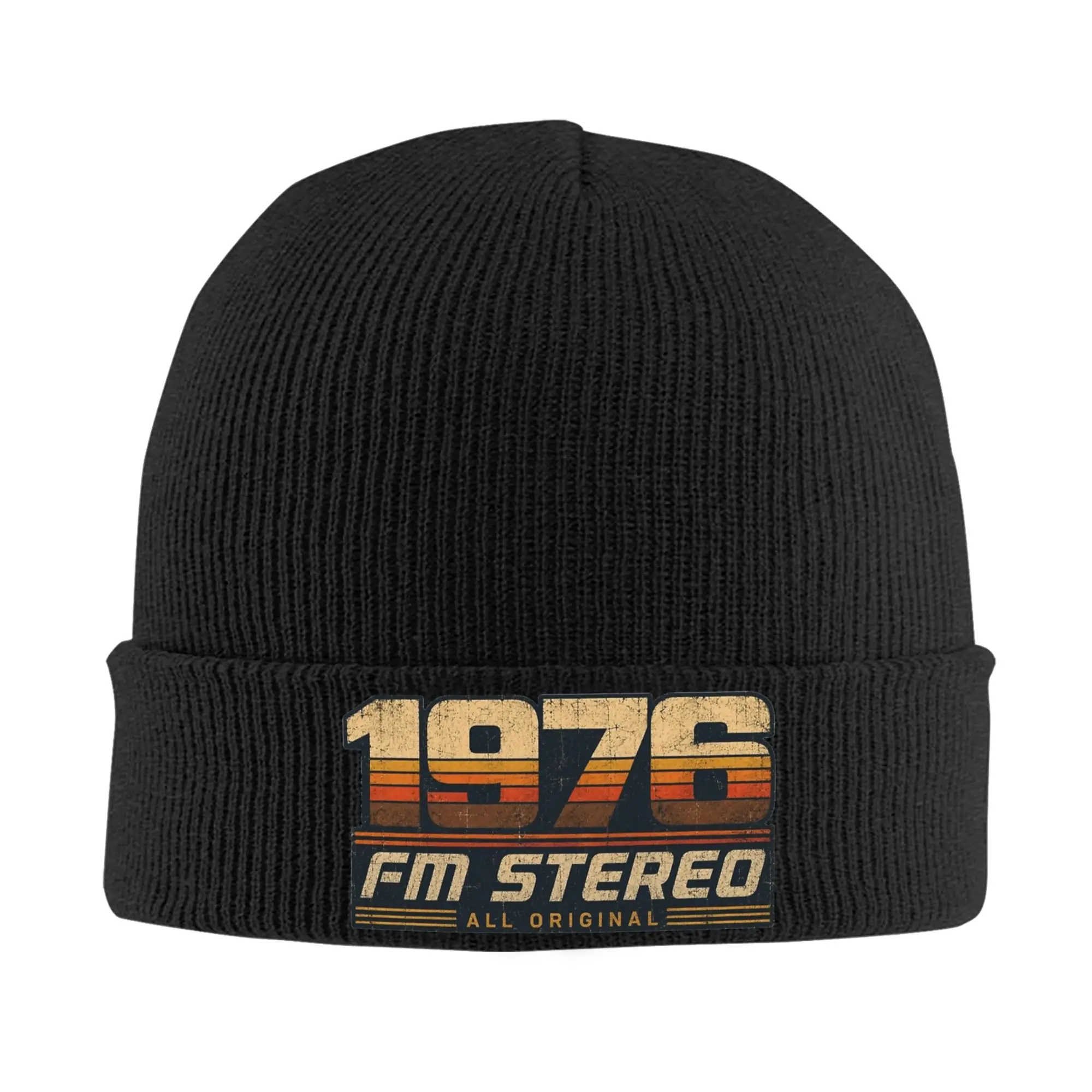 Generation X 1976 Knit Hat Beanie Autumn Winter Hat Warm Acrylic  Hip Hop Vintage 1976 Caps for Men Women Gifts,