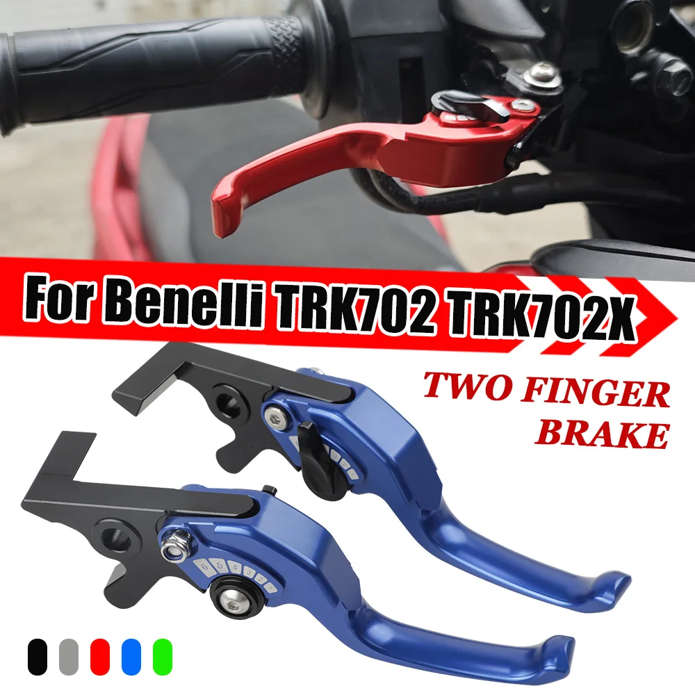 

Two Finger Brake Clutch Levers Handle Short Brake Lever For Benelli TRK702X TRK702 TRK 702 X TRK 702X Motorcycle Accessories
