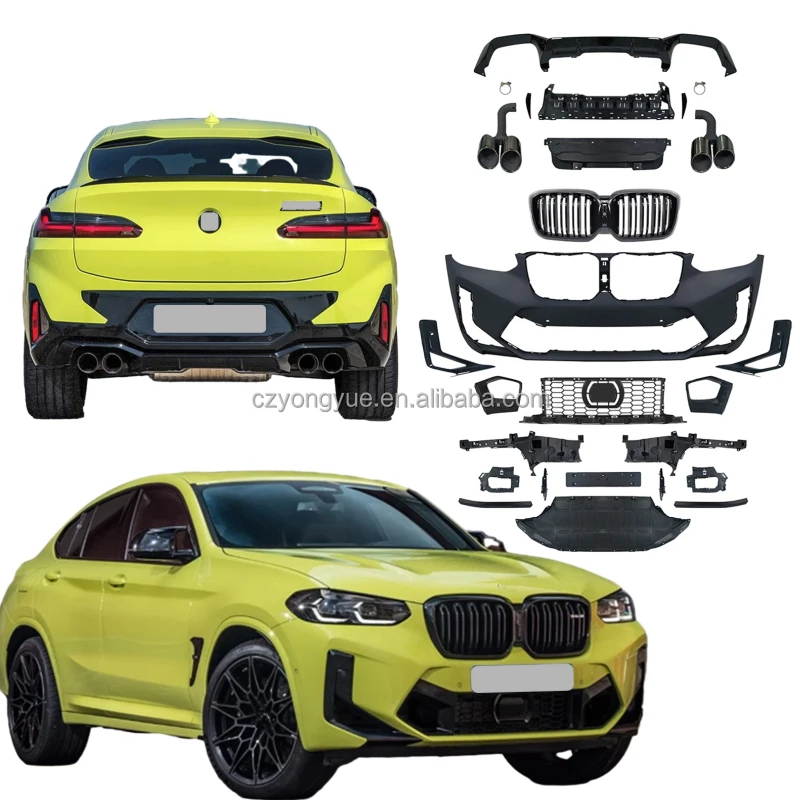 

Dream Garage Front Bumper Assembly Rear Bumper X4M Body Kit For X4 G02 2022 2023 2024