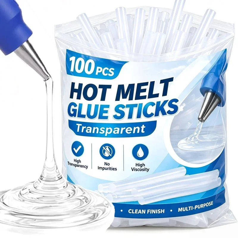 Hot Melt Glue Gun Sticks Translucent Strong Viscosity for Glue Gun DIY Home Industrial Repair Adhesive Rods
