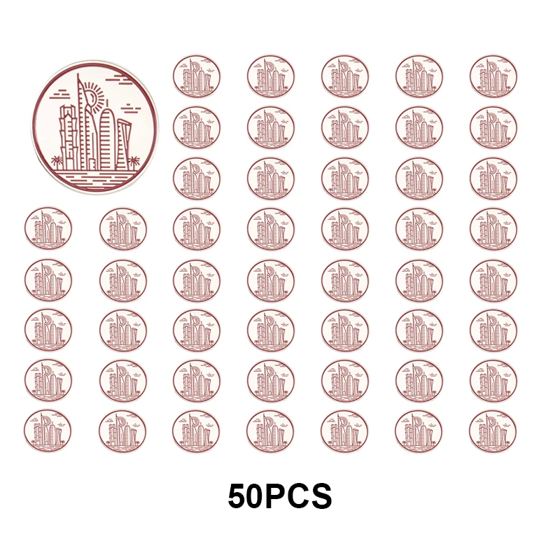 1-5-10-50-100 قطعة شارة قطر بروش دبابيس التلبيب الطبيعية العلم التلبيب دبابيس علم الدولة شارة #3