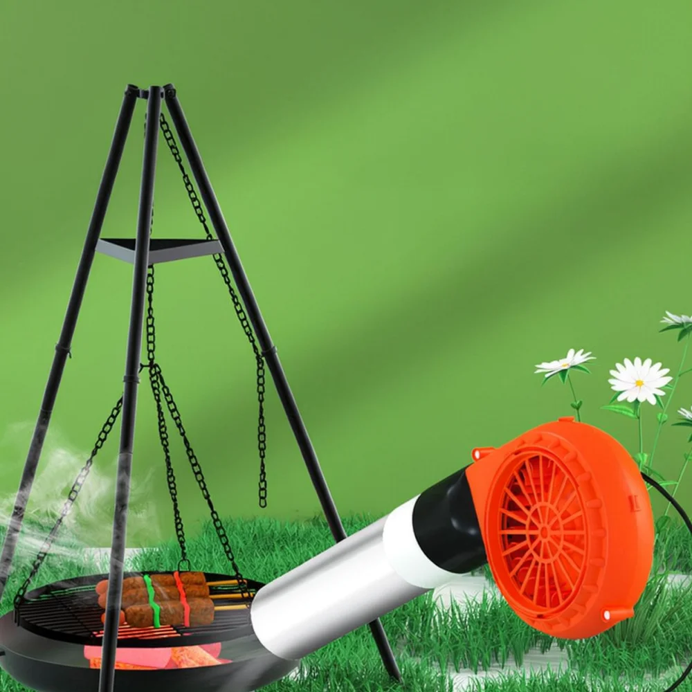 Portable Electric BBQ Fan Blower For Outdoor Charcoal Cooking Stove USB Power Grill Fire Starting Tool