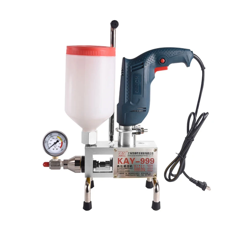 

High Pressure Waterproof Grouting Machine Epoxy/Polyurethane Syringe Pump Leakage Tool Ky-999 910W