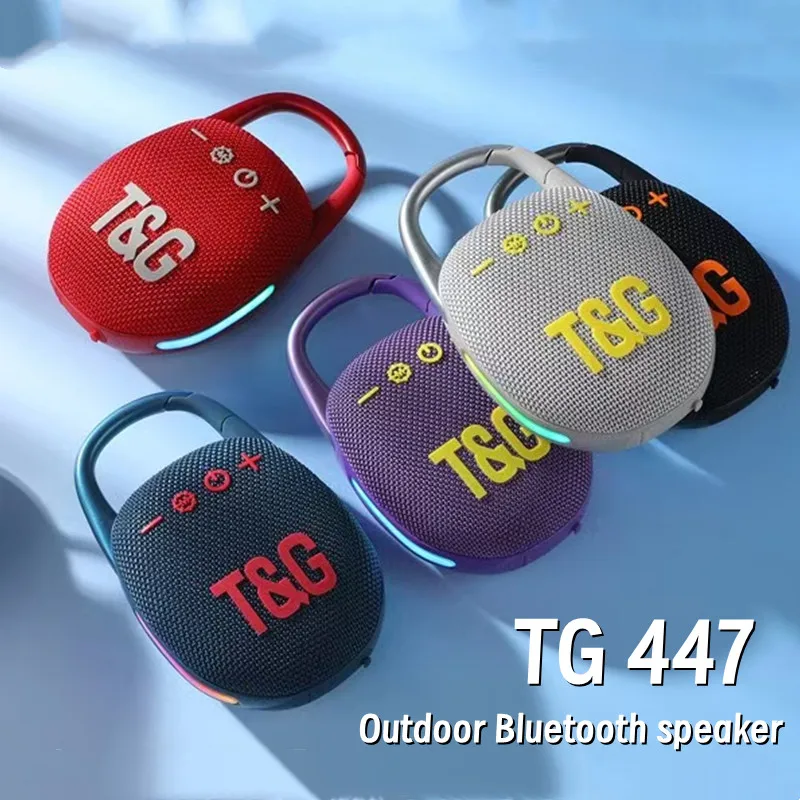 TG447 Mini Wireless Powerful Bluetooth Speaker TWS Bluetooth 5.3 Sound Box HIFI Loudspeaker Support TF Card Radio soundbox