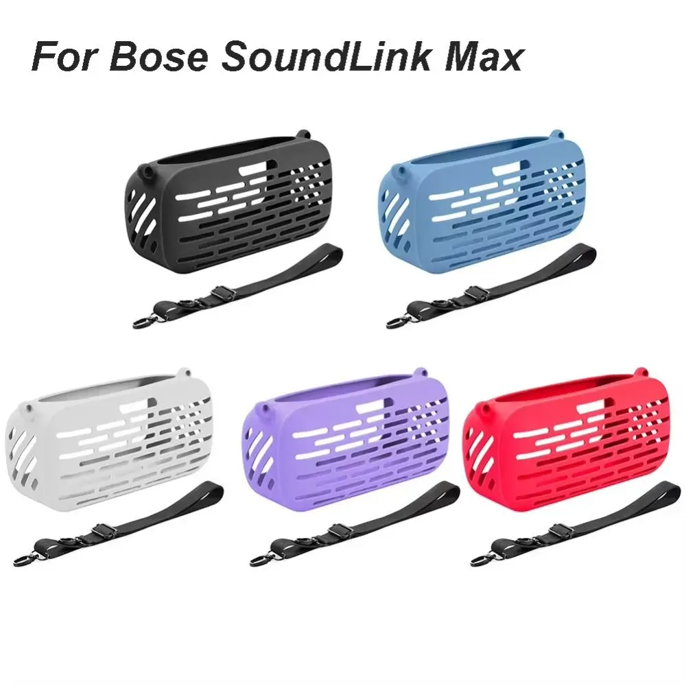 Anti-Drop Bluetooth Speaker Storage Bag Anti-Scratch with Shoulder Strap Carrying Case Shockproof for Bose SoundLink Max