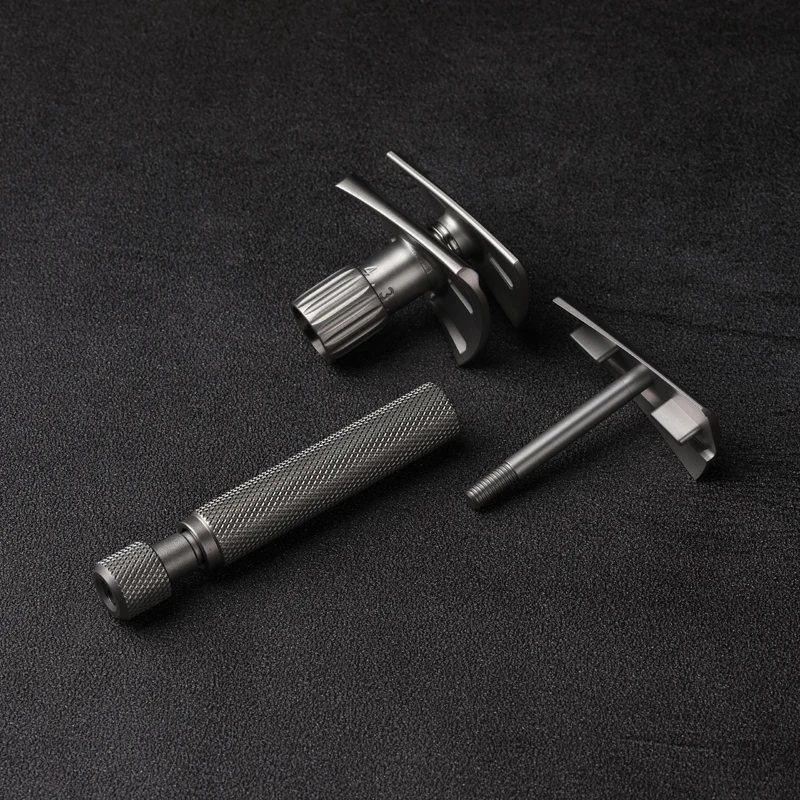 2026 Beard Shaver Yaqi Matte Torqx Stainless Steel Slant Adjustable Safety Razor - Classic Shaving Tool for Precision Grooming view 6