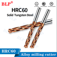 HRC60 Alloy tungsten steel Fried Dough Twists drill 3D 5D coating high hard carbide big handle Fried Dough Twists drill Tools