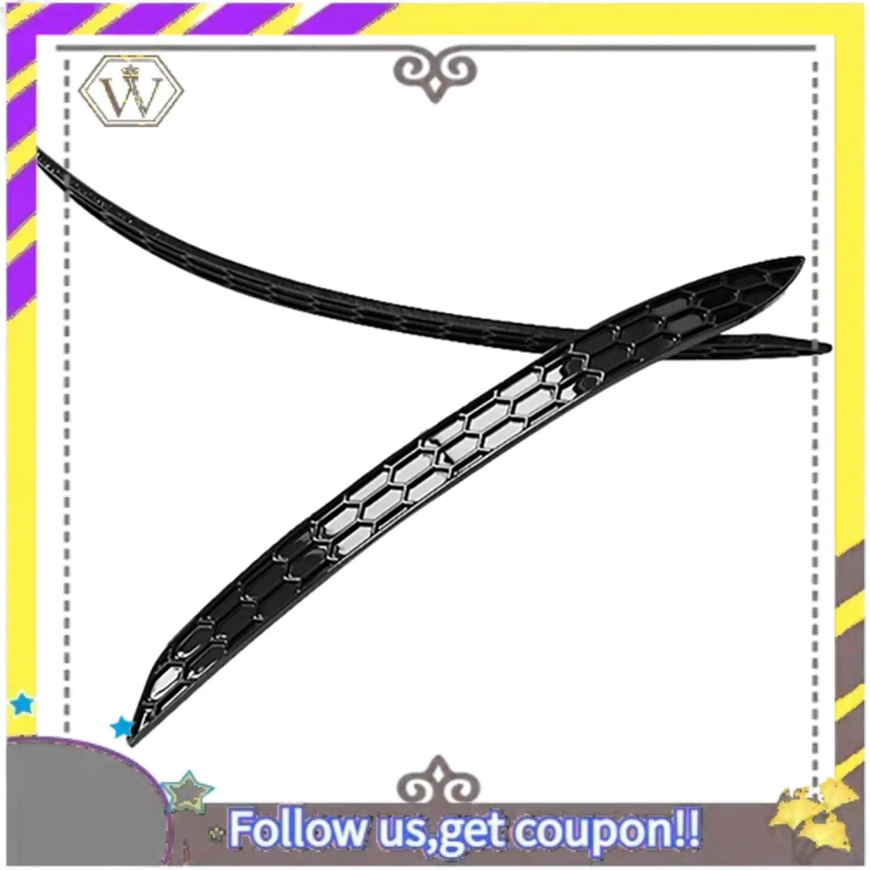 ABXV-Car Reflective Strips Honeycomb Reflector Strips For-VW Golf 8 MK8 Rline 2020-2022