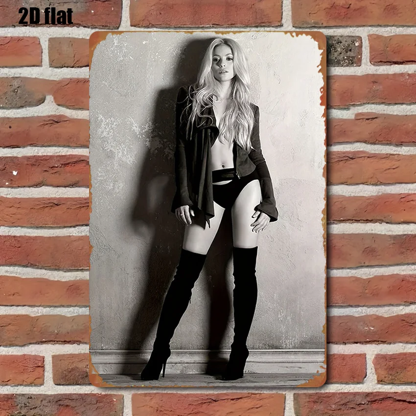 Pop Art Eisen-Blechschild, Vintage-Wanddekoration, 20,3 x 30,5 cm, Retro-Metallposter für Zuhause, Büro, Bar, Café