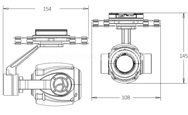 20x Optical Zoom 4K UAV Drone IP Camera 20x Optical Zoom 4K UAV Drone IP Camera