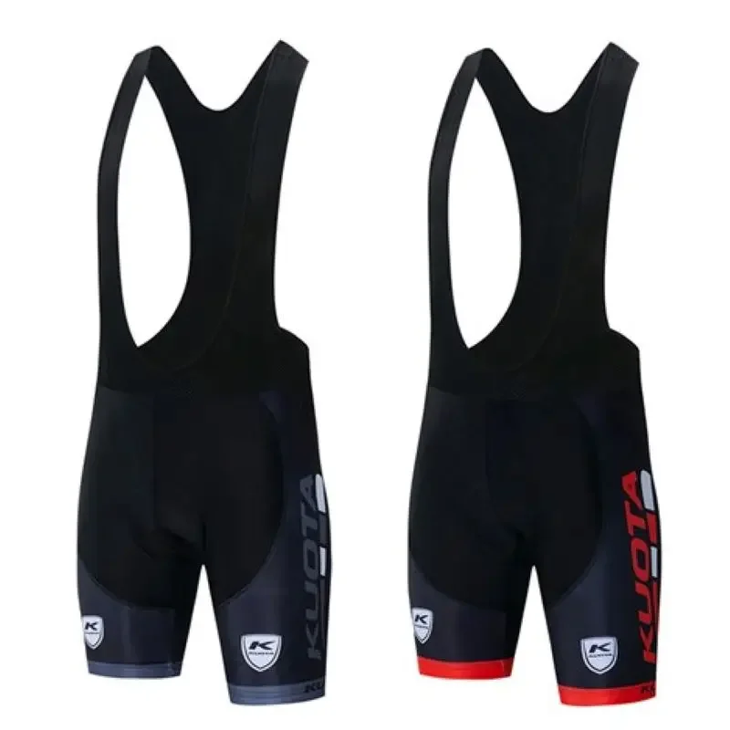 Kuga pro equipe 2022 ciclismo babadores shorts mountain bike respirável dos homens 19d gel acolchoado ropa ciclismo bicicleta bretelle calças usar
