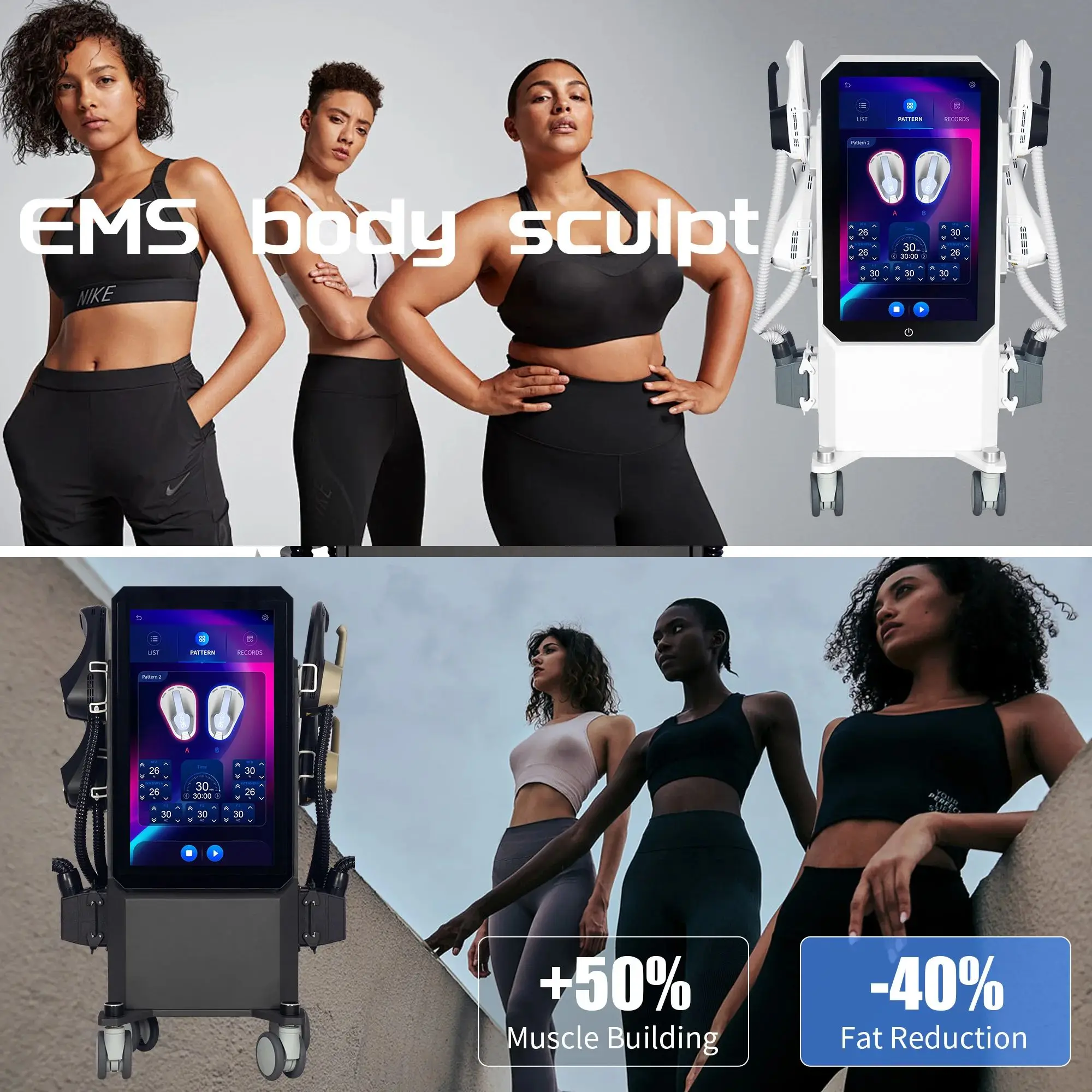 

EMS Body Machines Professional 6500w Портативный NEO Body Slimming Nova Rf Muscle EMS Электромагнитная стимуляция