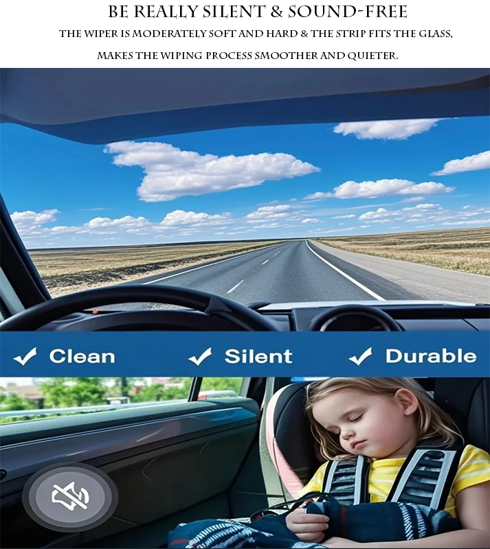 For Mitsubishi Outlander MK3 2013-2020 2014 2015 Wiper Front Wiper Blades Windshield Windscreen Window Brushes 26"+18"