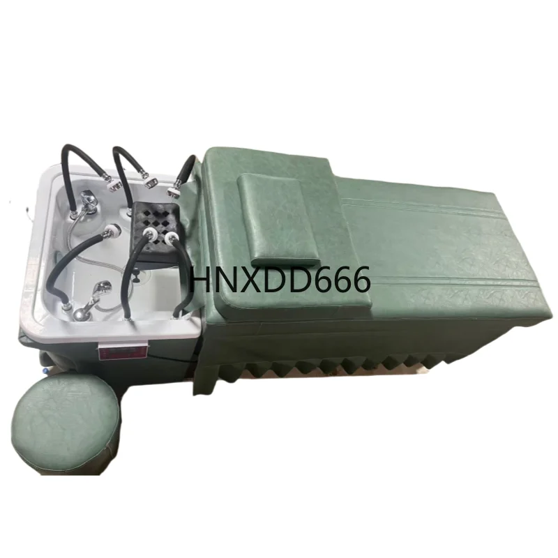 Lit de shampoing pour traitement des cheveux, multi-buse, salon de coiffure intelligent, salon de coiffure, température constante, circulation d'eau, massage spécial