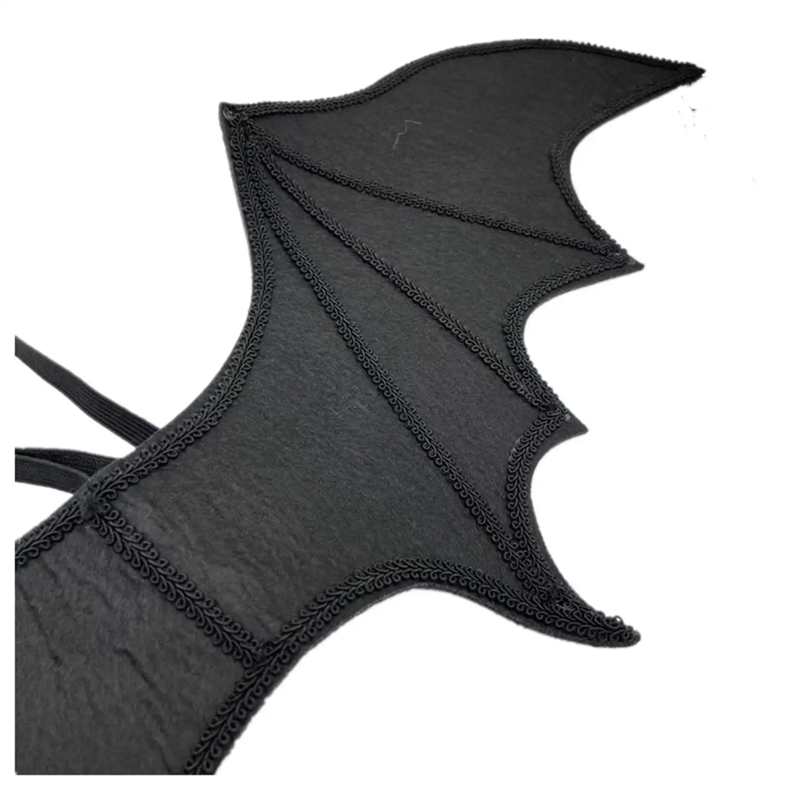 Bat Wing Comfortable Witch Dress Up Role Play Photo Prop Black Wing for Ball