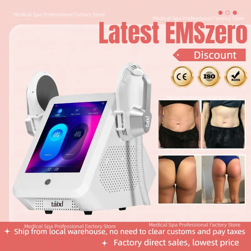 

Professional EMSzero Machine EMS Body Slimming Muscle Stimulation Lose Weight Sculpt Therapy 4 Handle Pelvic Buttock Fat Burner