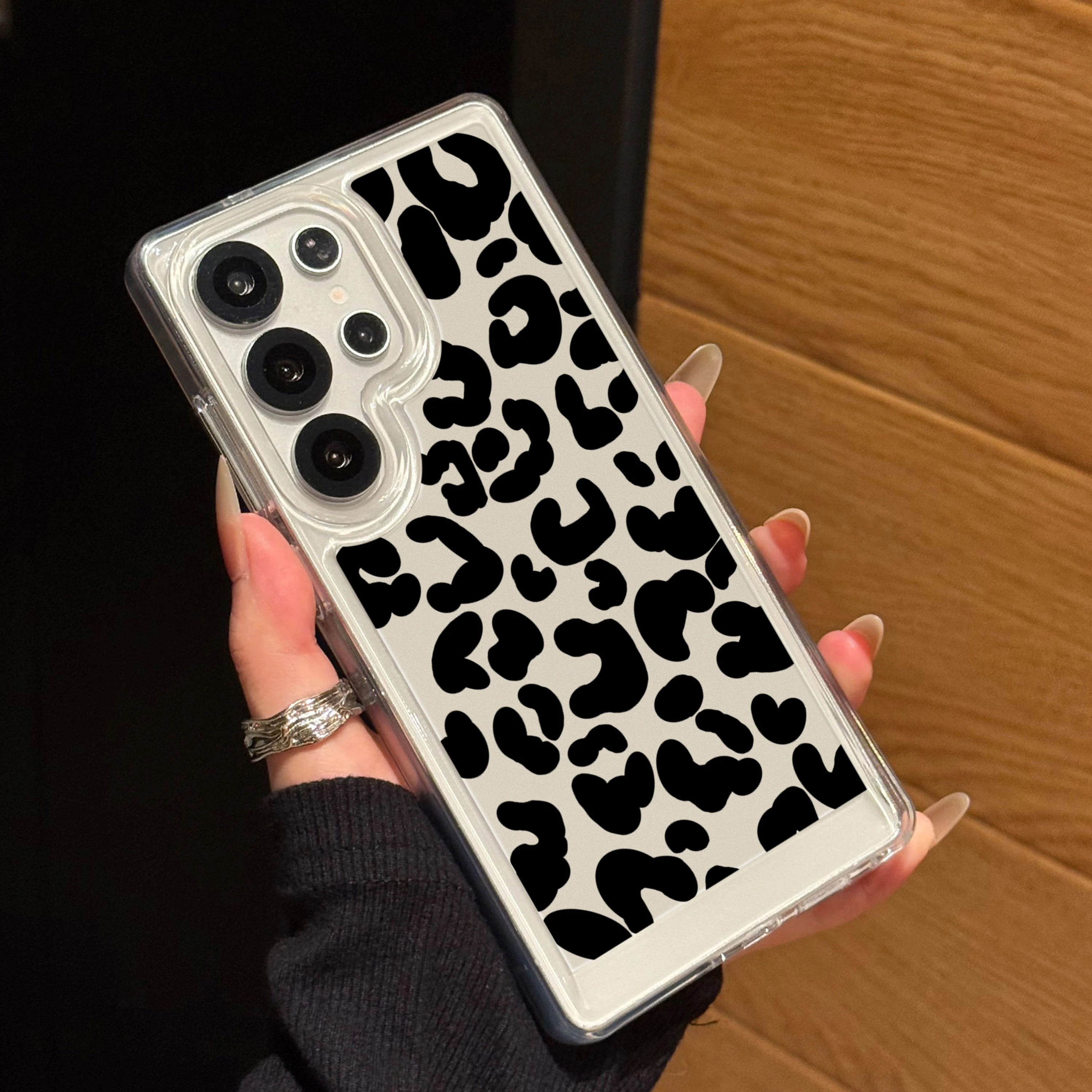 Stylish Bold Leopard Pattern Phone Case For Samsung Galaxy A56 A55 A54 Note 20 Ultra S26 S25 S24 FE S23 Plus Protection Funda