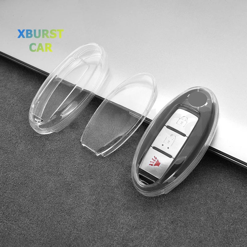 TPU 3/4/5 Buttons Smart Remote Car Key Case Protector Cover for Nissan Juke X-trial Qashqai Micra Leaf Note Murano Lafesta