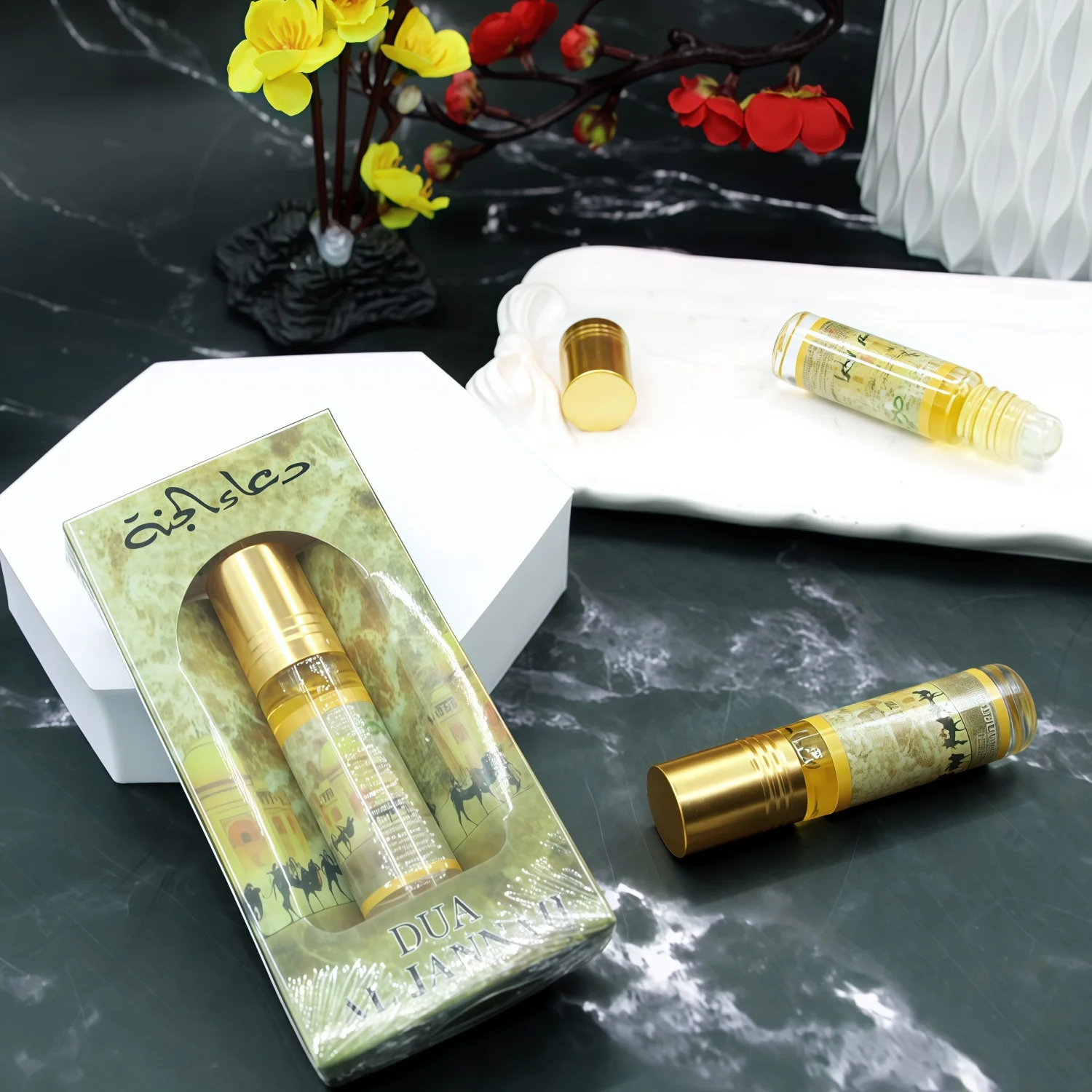 3 قطعة 6 مللي منتجات عربية سويسرية فاخرة من دبي عطر زيتي شخصي مدمن يدوم طويلاً رائحة توقيع مغرية