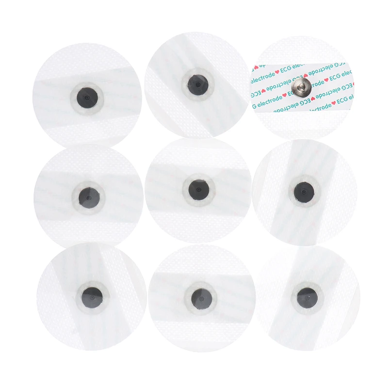 50pcs ECG Electrodes Medical Disposable Electrode Patch EKG Accessories Non-woven ECG Electrode Pads