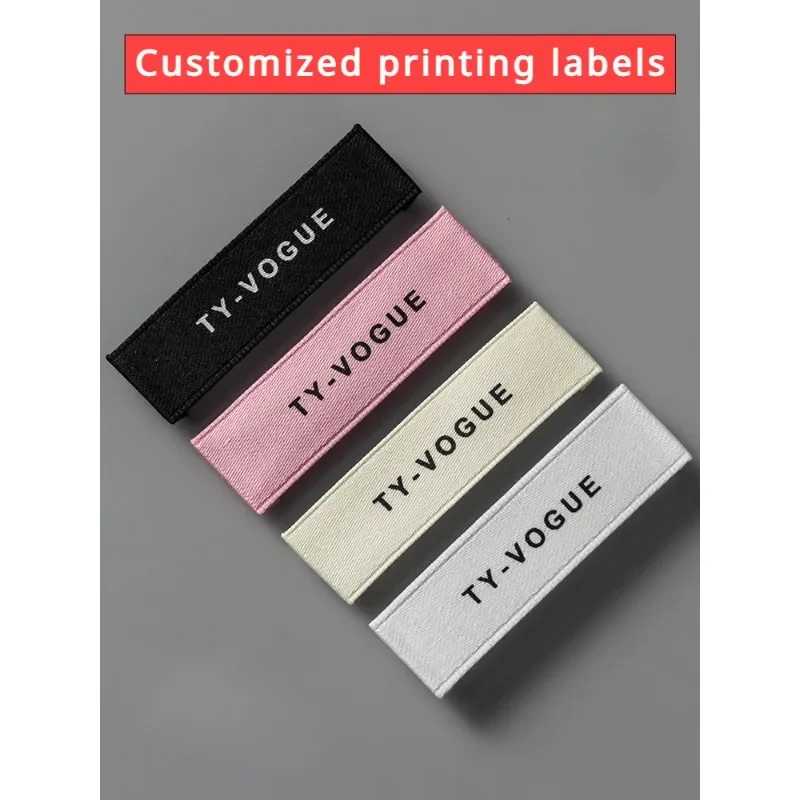 

Customized clothing printed labels，Acceptable for small customization，Quick shipment