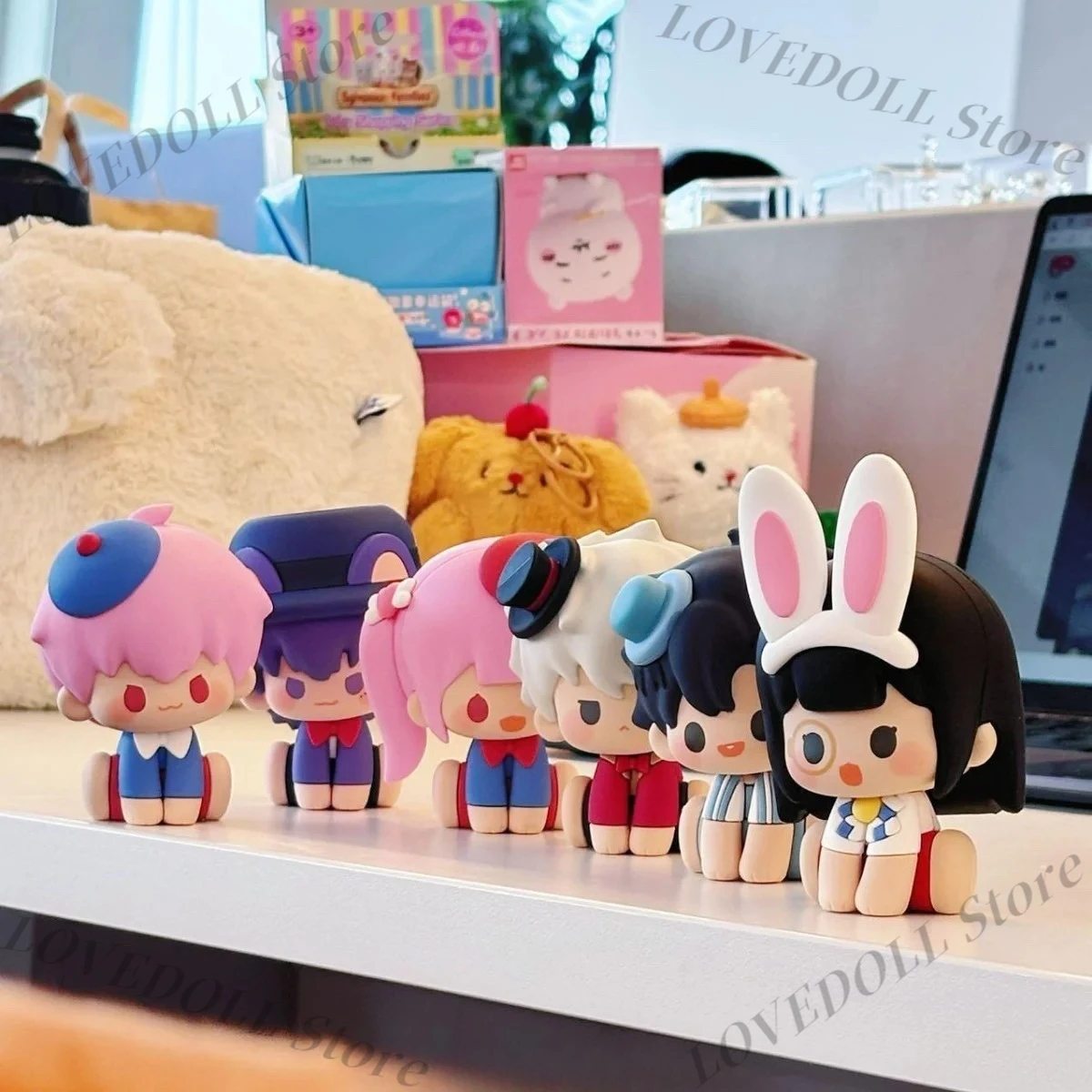 Link Klik Lucas Charles Jo Cosplay Mascotte Garage Kits Miniatuur Beeldje Poppen Dango Anime Accessoires Halloween Kerstcadeau Speelgoed