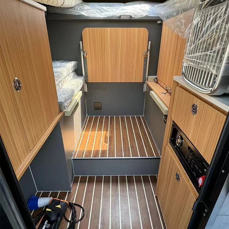 

Aluminum Outdoor Camping Caravan Modern Style Pick-up Truck Bed Camper Travel Trailer for Small Truck Camper