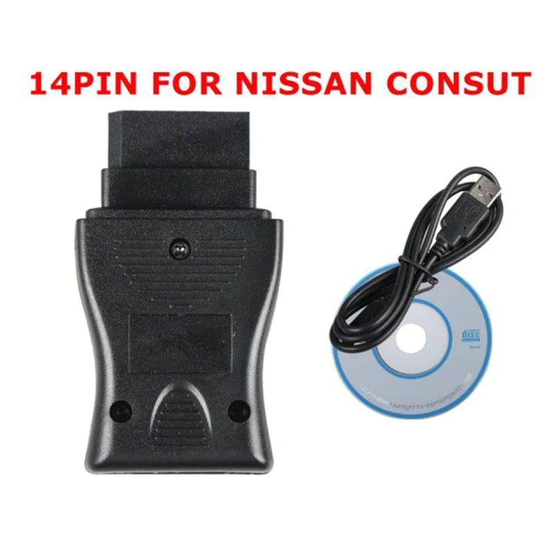 28GB Auto Car Fault Code Reader Diagnostic Tool 14 Pin Connector Adapter for Consult