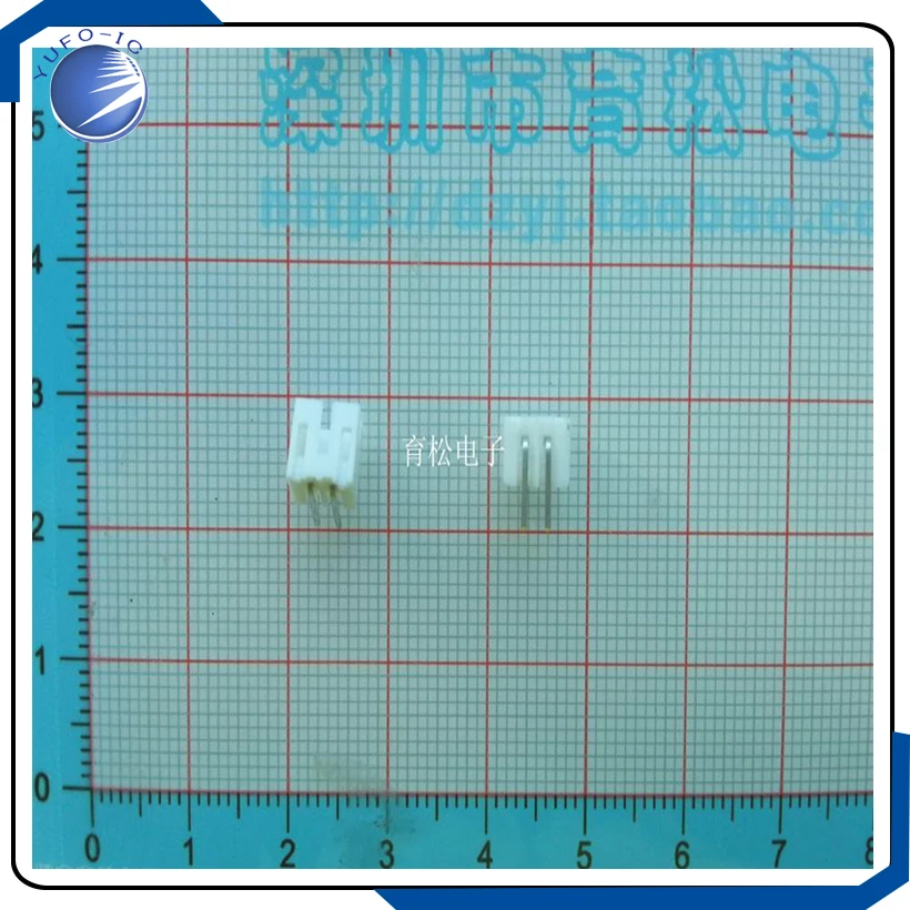 10PCS/LOT 2PIN XH2.54 The Right Angle Pin plug type connector socket XH2.54-2P spacing 2.54MM Terminal