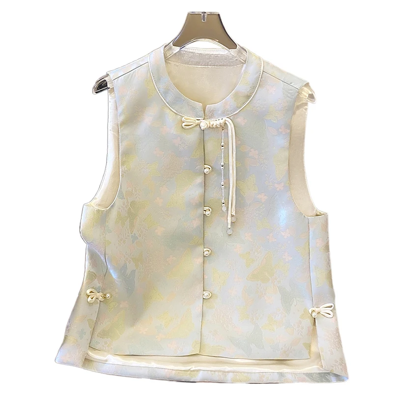 الرجعية تانغ البدلة Sle سترة المرأة زرر Svel أعلى جديد الصينية Sle Jaet الخريف ملابس خارجية تخفيف Sle البوليستر...