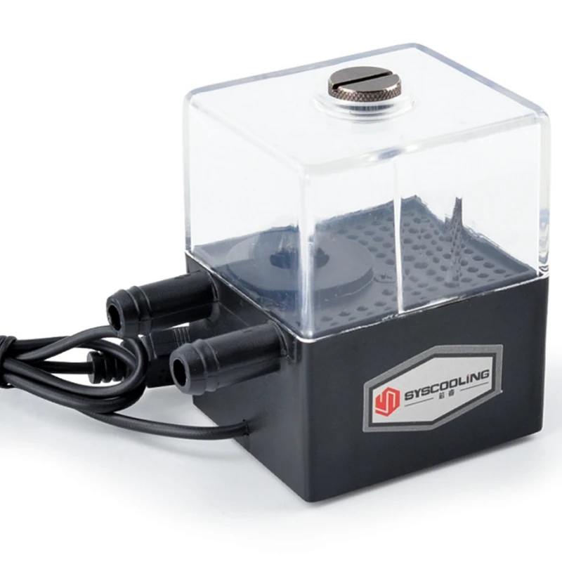 Ultra-Quiet SC-300T Water Pump Set for PC CPU Liquid Cooling System DC 12V 4W 150Ml Water Tank Small 3P Power Connector