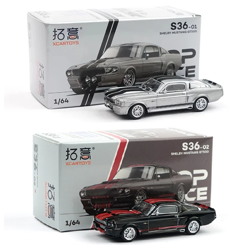Toy Car PopRace Xcartoys Mustang GT500 1:64 (Metal & Plastic Parts