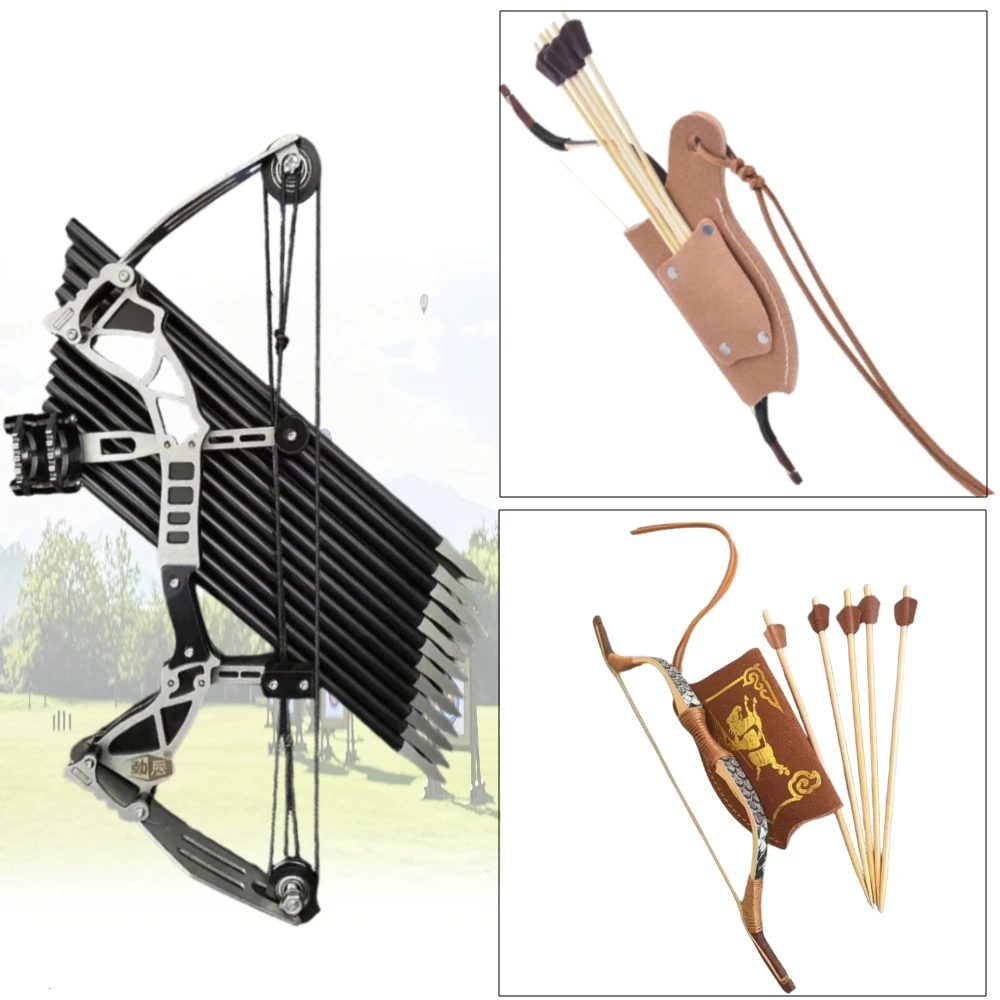 

Mini Stainless Steel Compound Bow - Pocket-Sized Stress Relief Toy for Adults/Teens, Durable Metal Shooting Game Gift, Portable