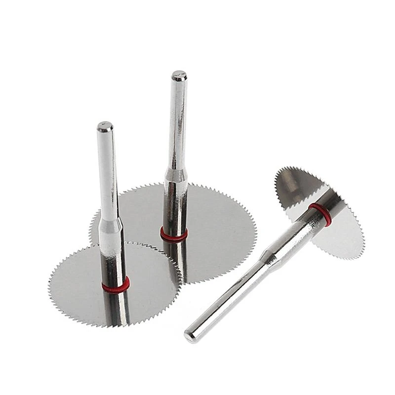 

D8KF 10 x 22mm Wood Saw Blade Disc + 2 x Rod Rotary Cutting Tool