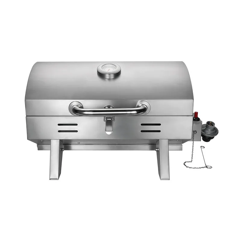 

Courtyard Stainless Steel Single Row Gas BBQ Oven Outdoor Camping Desktop Folding Oven with Lid Wholesale