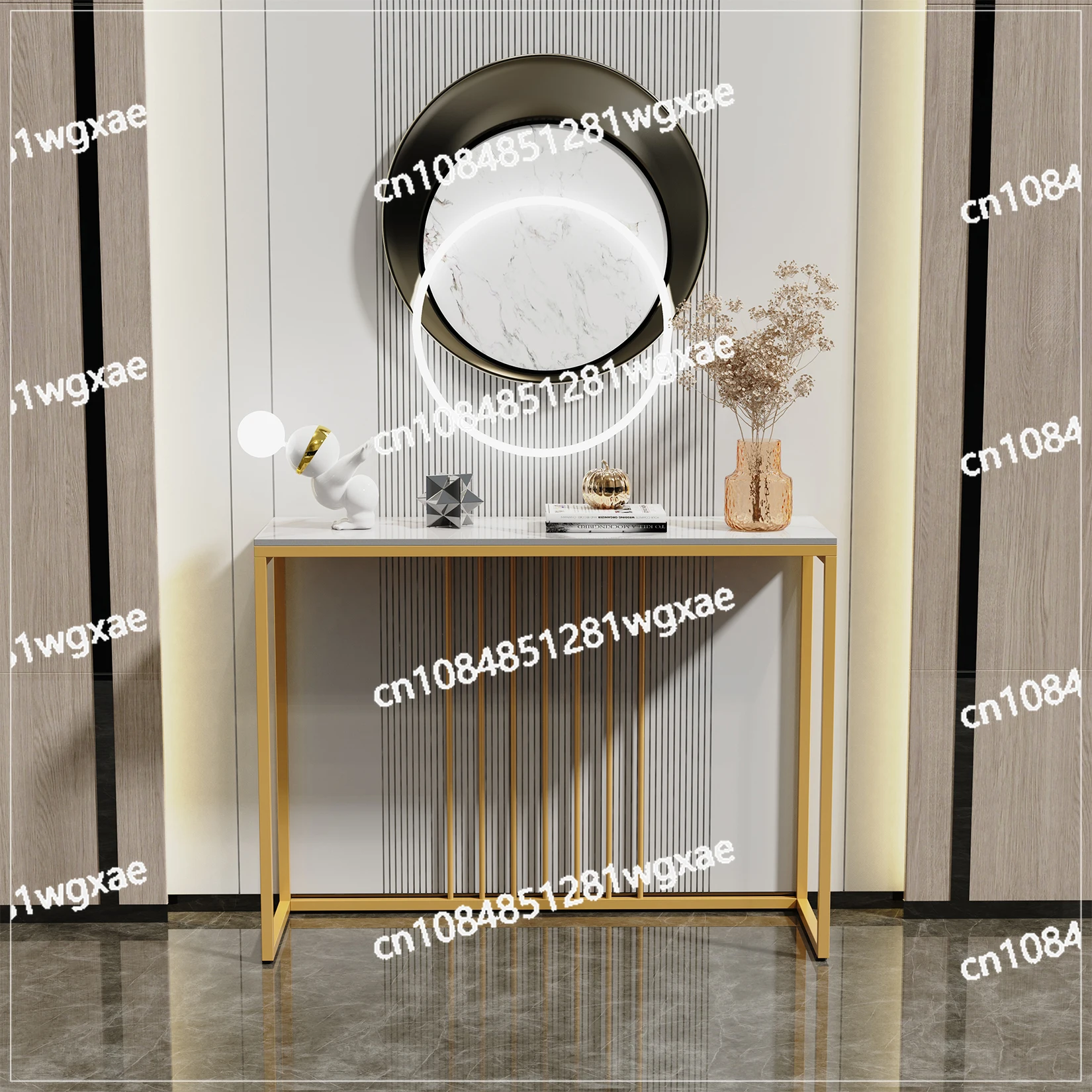 

Console Marble Table Storage Display Rack Corridor Entrance Living Room Entrance Narrow Table