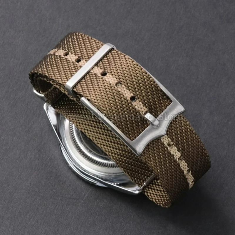 Cinturino per orologio in nylon di qualità premium da 22 20 mm per Tudor Heritage Black Bay Bracciale traspirante e delicato sulla pelle Fibbia speciale con fiore