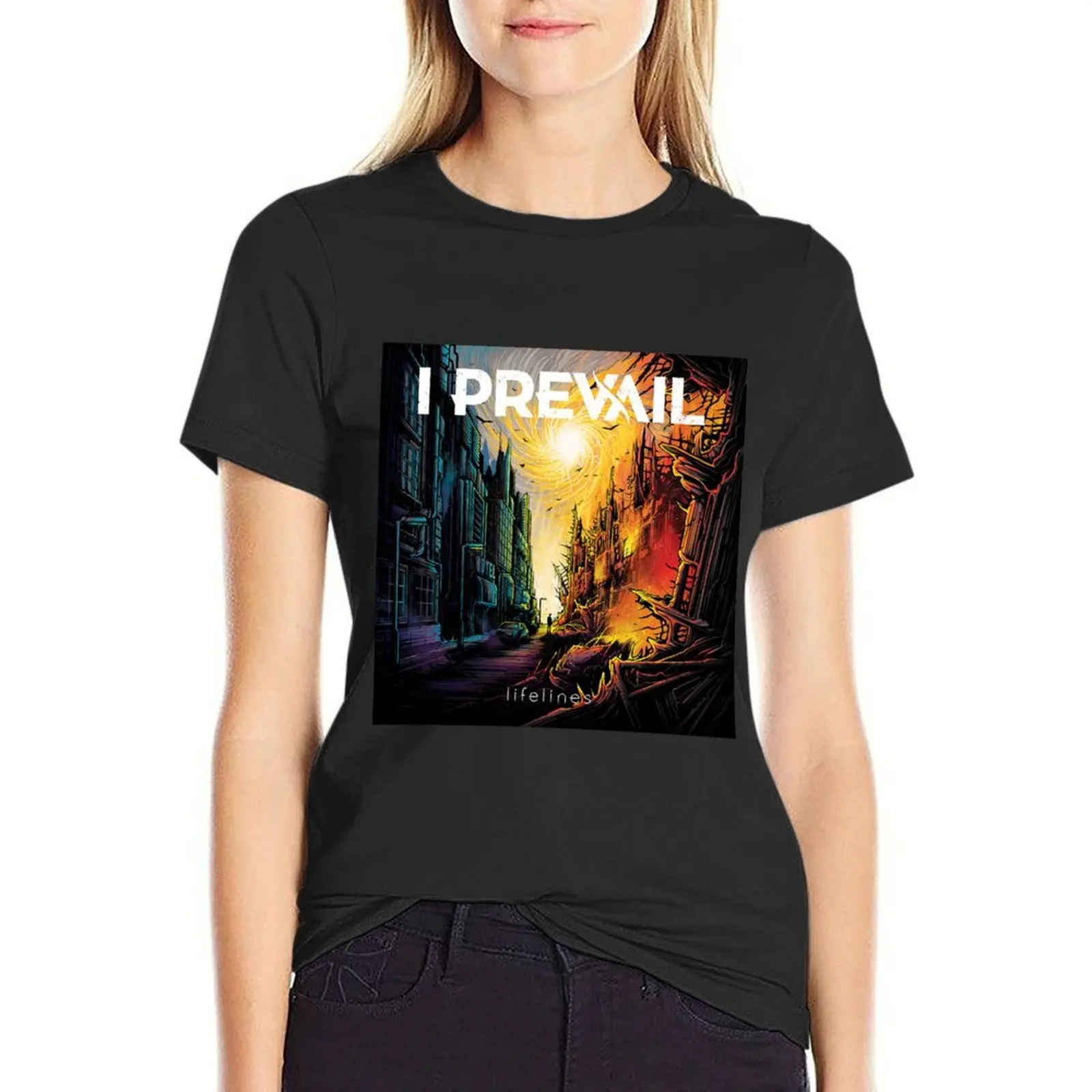 I Prevail lifelines T-Shirt plus sizes kawaii clothes korean Women's clothes