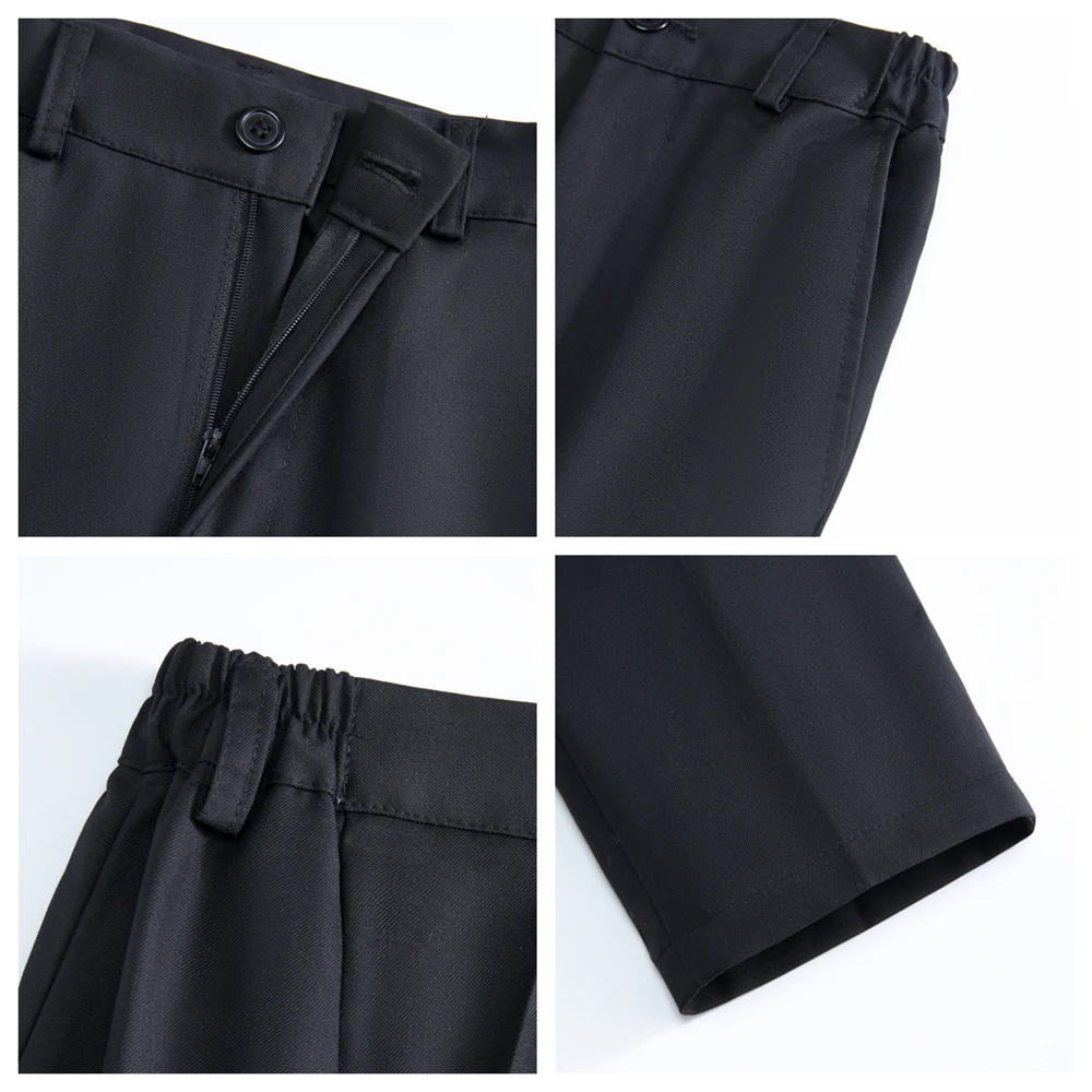 بدلة DTLumika مكونة من قطعتين للرجال والأطفال، طقم بدلة للأب والابن بأزرار ذهبية، ياقة واقفة، بدلة مخصصة لضيوف الزفاف