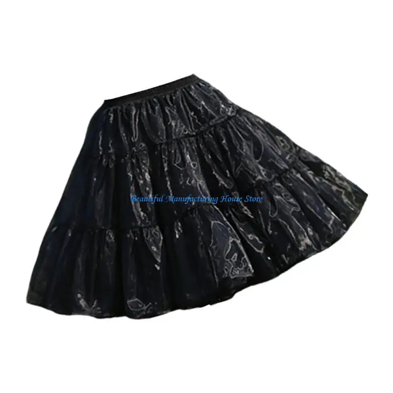 E56A Comfortable Layered Tulle Skirt Photography Event Skirt For Unique Cosplay Short Looks