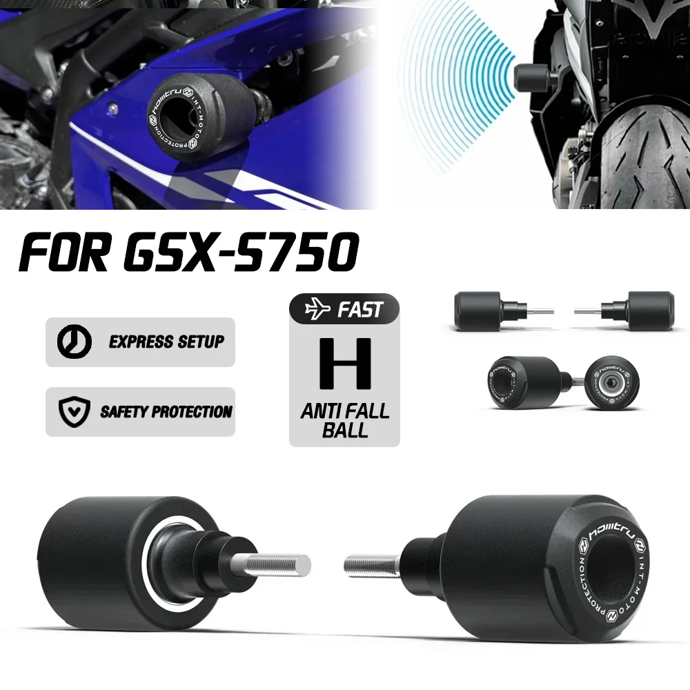 

Для Suzuki GSX-S750 GSX-S750Z рама внедорожника вилка ось слайдер столкновение кронштейн накладка