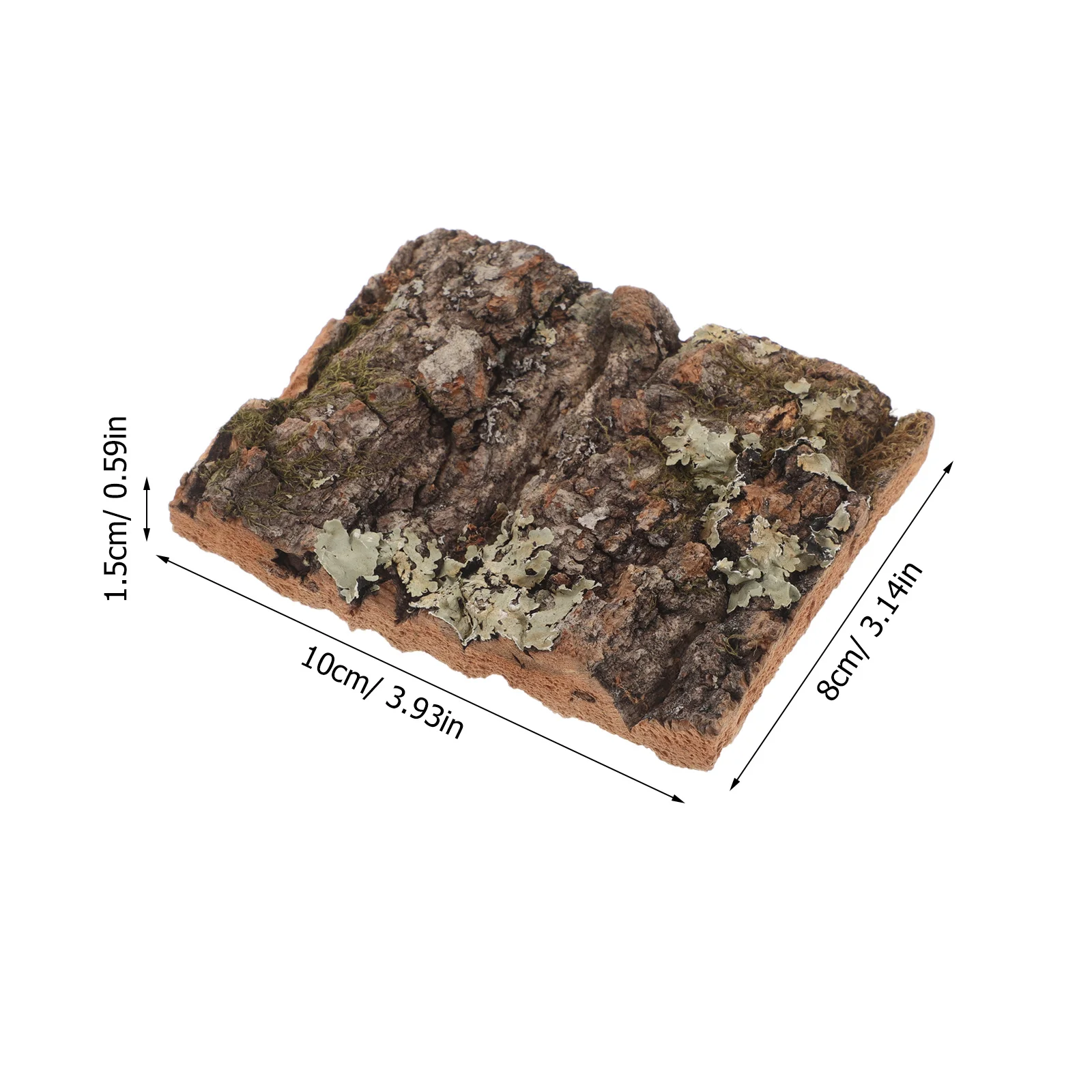 Cork Bark For Reptile Tank Decor Fish Tank Plant Wall Aquarium Background Tree Bark Decor Terrarium Supplies Lizard Climbing